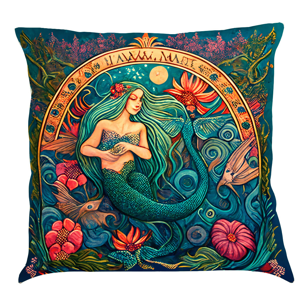 Mermaid's Melody Cushion Covers