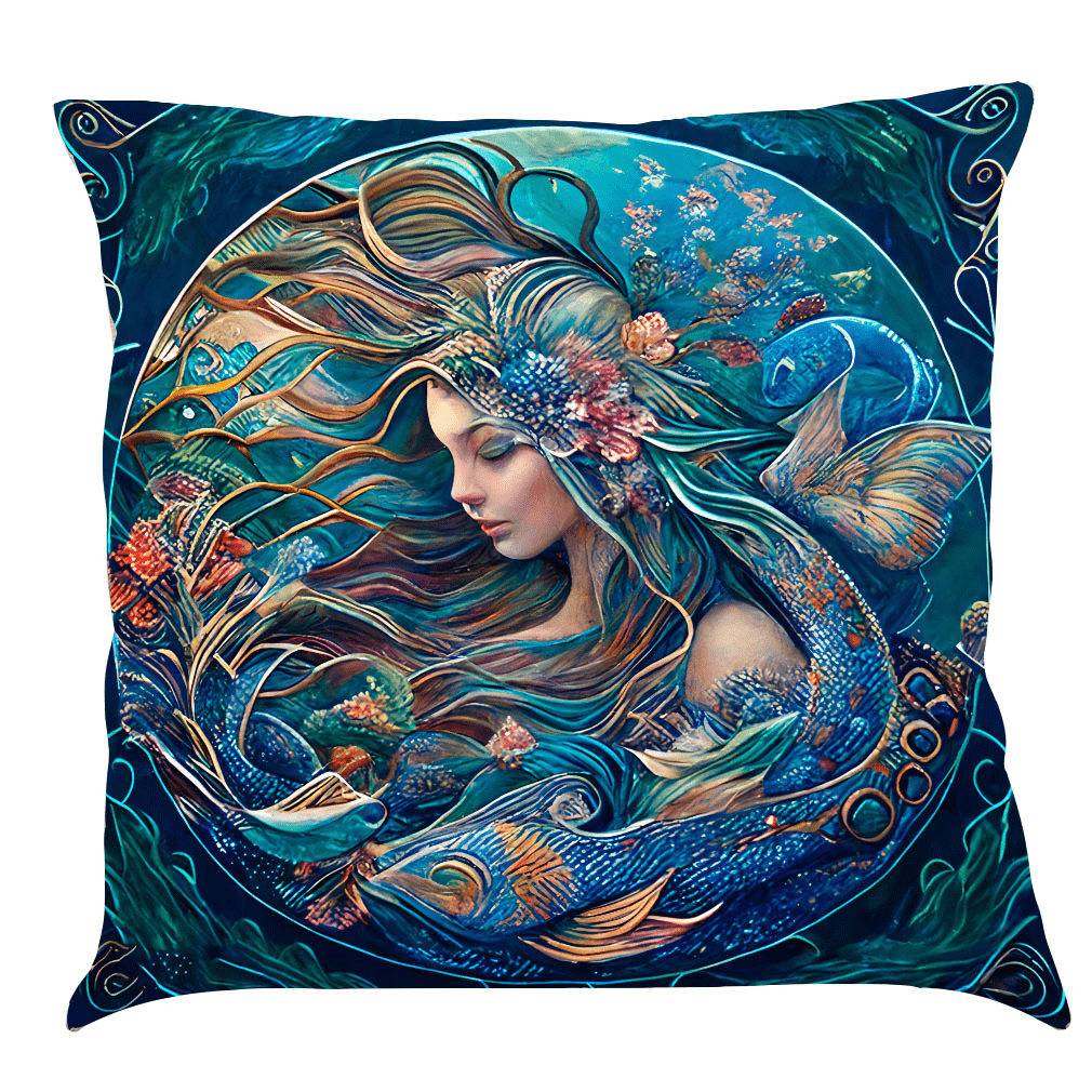 Mermaid's Melody Cushion Covers