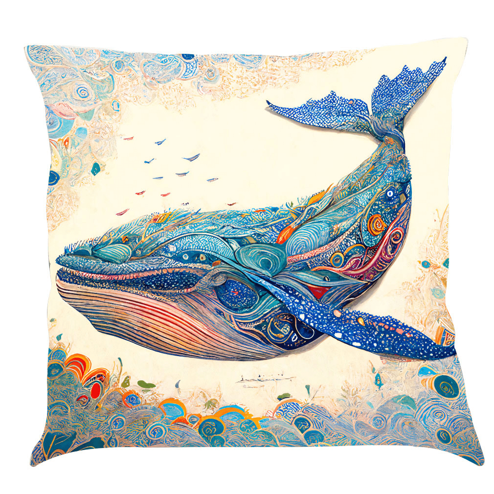 Majestic Whale Cushion Covers