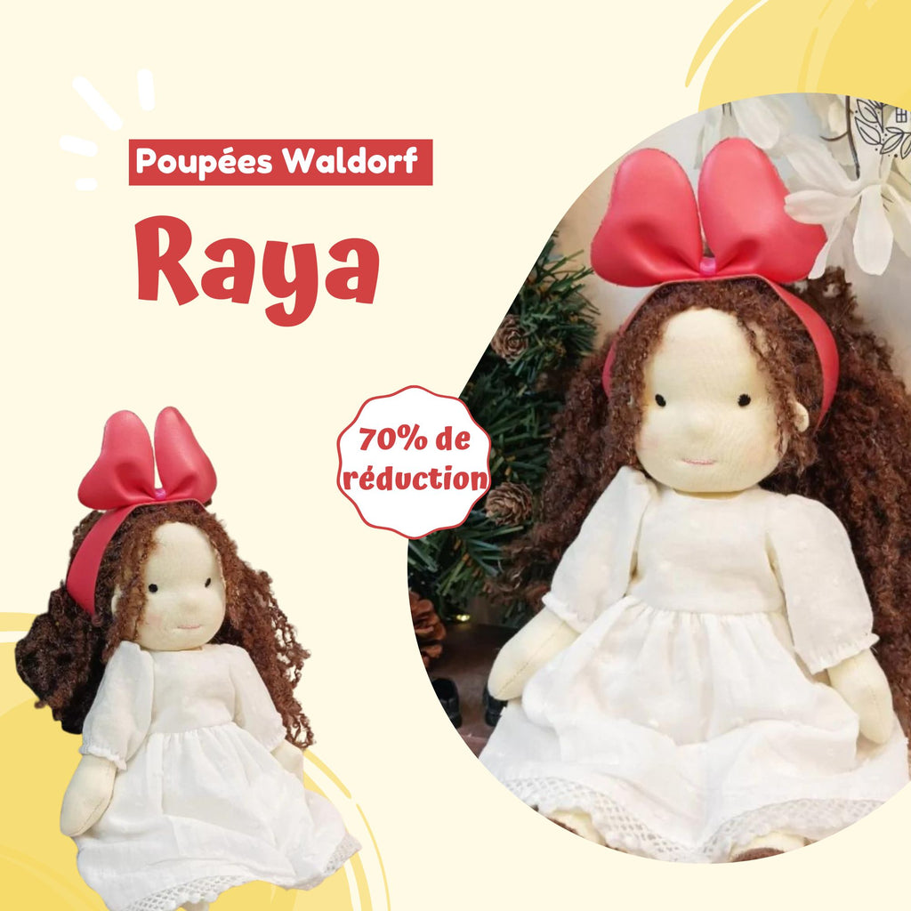 Raya - Poupée Waldorf faites main