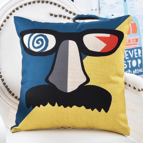American abstract pillow covers