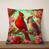 Charger l&#39;image dans la galerie, Lucky Red Cardinal Bird Cushion Covers