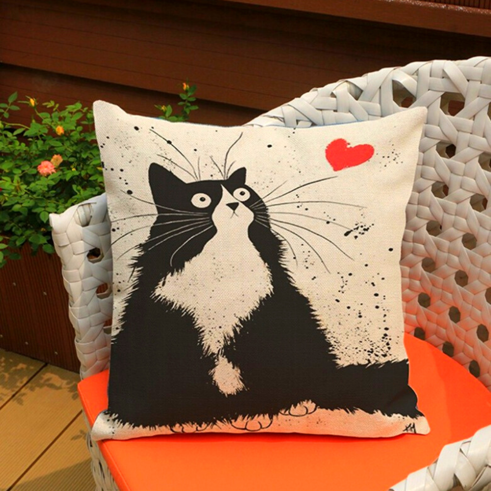 Housses de coussin Meow Meow