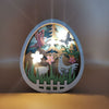 Charger l&#39;image dans la galerie, Décoration lumineuse de lapin de Pâques en bois
