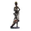 Charger l&#39;image dans la galerie, Musicienne africaine (sculpture faite main)