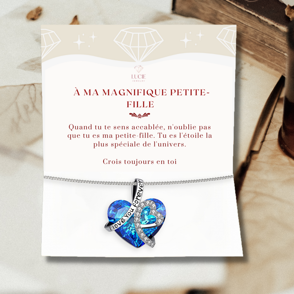 Pour ma petite-fille | Collier I Love You Heart