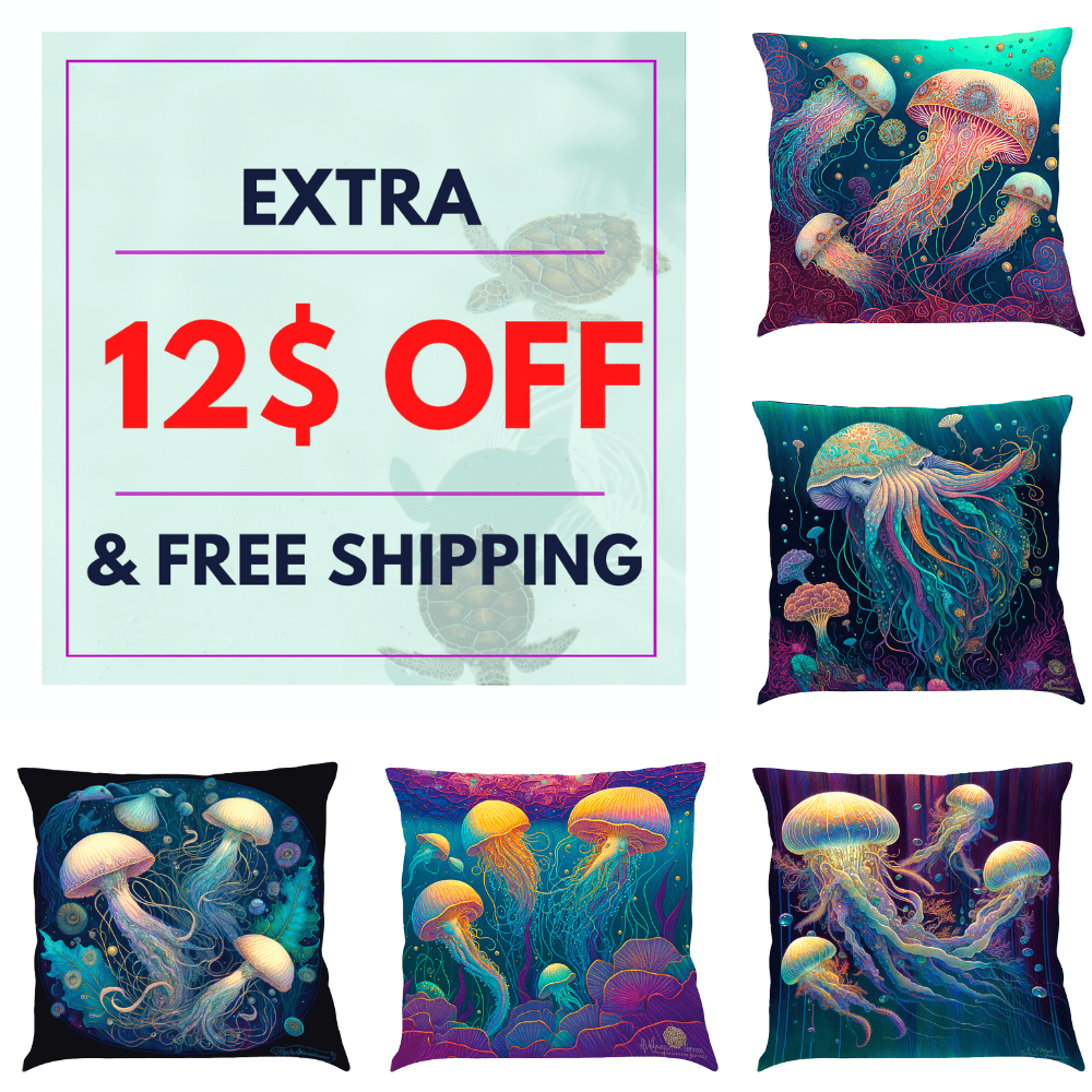 Magical JellyFish Cushion Covers